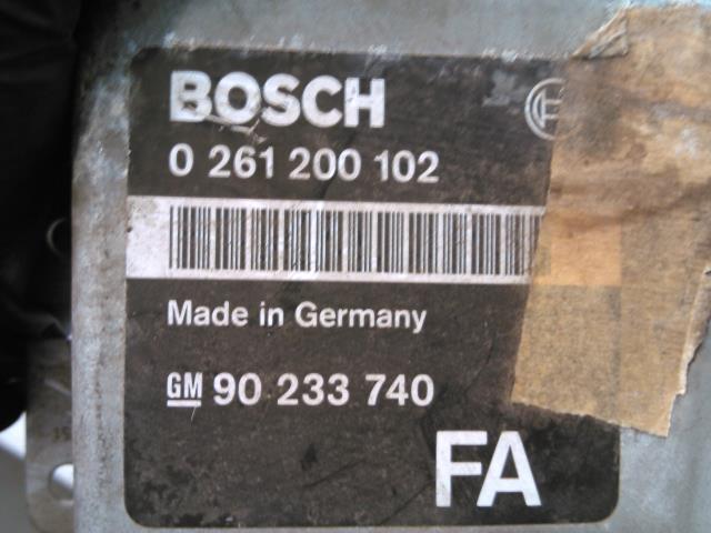 Styreenhet motor til Opel Omega A 1986-1990  (BOSCH|0261200102|90233740|)