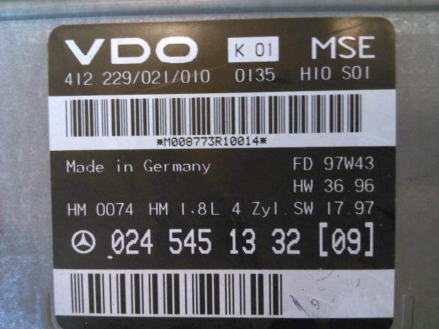 Styreenhet motor til Mercedes C-Klasse 1993-2000 (W202) (W202) (VDO|0245451332|)
