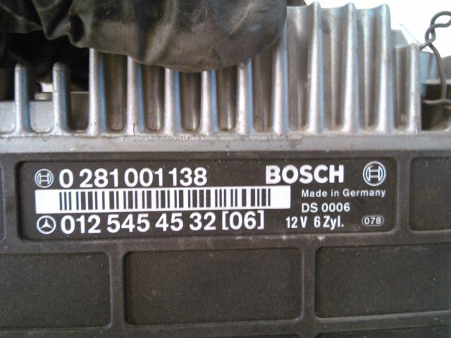Styreenhet motor til Mercedes 124 1986-1995 (W124) (W124) (BOSCH|0 281 001 138|MB 012 545 45 32 (06)|)