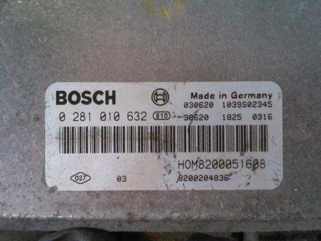 Styreenhet motor til Nissan Primastar 2001-2006  (BOSCH|0 281 010 632|)
