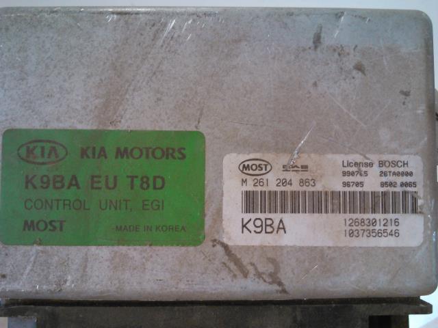 Styreenhet motor til Kia Clarus 1997-1999  (KIA|K9BA EU T8D|)