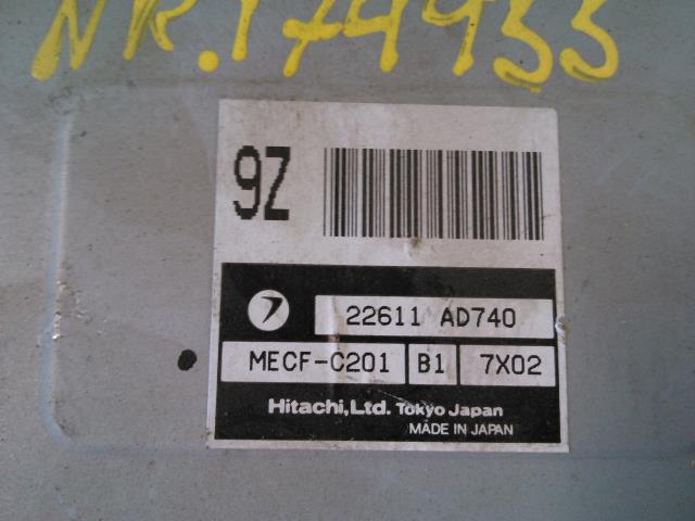 Styreenhet motor til Subaru Impreza 1995-2000 (Type I, Fase 2)  (HITACHI|22611 AD740|MECF-C201|)