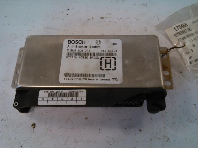 Styreenhet ABS til Nissan Primera, 1996-1999 (Fase 1) (P11) (P11) (BOSCH|0 265 108 043)