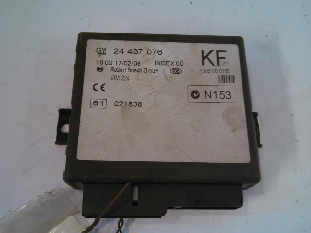 Styreenhet diverse til Opel Astra G 1998-2004 (BOSCH|GM 24 437 076|)