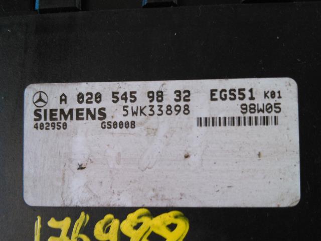 Styreenhet diverse til Mercedes E-Klasse 1995-2000 (Fase 1) (W210) (W210) (SIEMENS|A0205459832|5 WK33898|A 020 545 98 32)