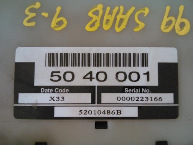 Styreenhet diverse til Saab 9-3 1998-2002 (Type I)  (X33|0000223166|)