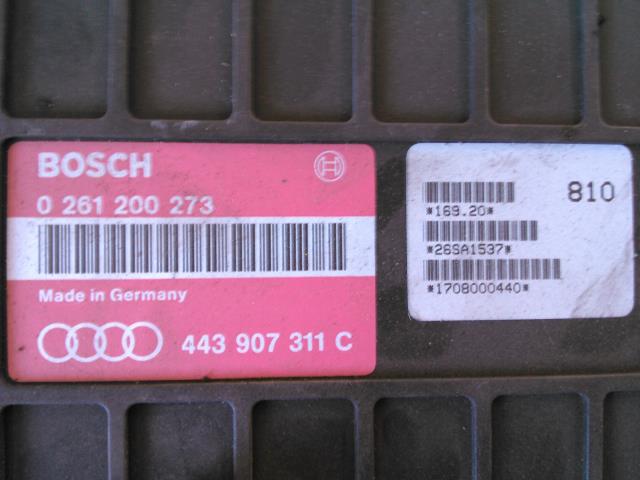 Styreenhet forgasser til Audi 80 1992-1995 (BOSCH|0261200273|443907311C|)
