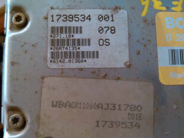 Styreenhet motor til BMW 3-Serie 1991-2000 (E36) (E36) (BOSCH|0261200522|1739534|)