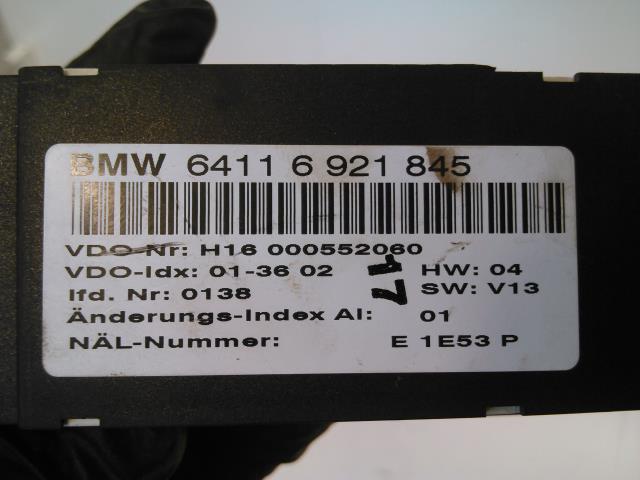 Varmeapparat betjening til BMW 3-Serie 1998-2005 (E46) (E46) (VDO|H16 000552060|6411 6 921 845|)
