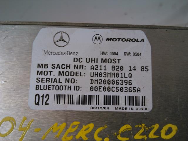 Styreenhet diverse til Mercedes C-Klasse 2000-2004 (Fase 1) (W203) (W203) (MOTOROLA|A211 820 14 85|DM20006396|UH03MM01LQ)