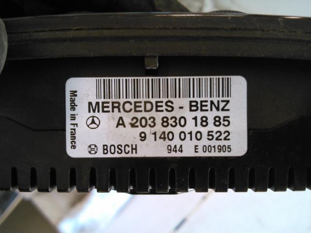 Varmeapparat betjening til Mercedes C-Klasse 2000-2004 (Fase 1) (W203) (W203) (BOSCH|9 140 010 522|A 203 830 15 85|)
