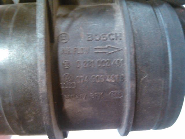 Luftmengde/luftmassemåler til Audi A3 2003-2008 (Type II, Fase 1)  (BOSCH|0 281 002 461|074 906 461 B|)