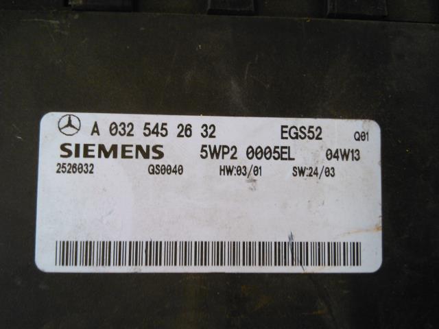 Styreenhet diverse til Mercedes E-Klasse 2002-2006 (Fase 1) (W211) (W211) (SIEMENS|A 032 545 26 32|)
