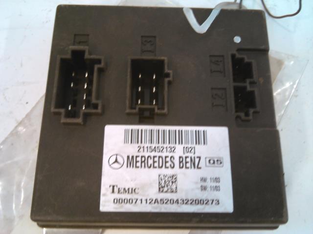Styreenhet diverse til Mercedes E-Klasse, 2002-2006 (Fase 1) (W211) (W211) (TEMIC|2115452132)