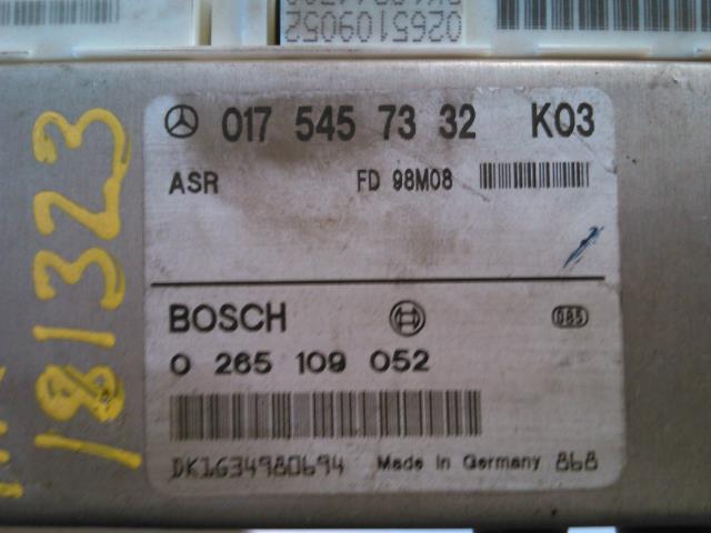 Styreenhet ABS til Mercedes E-Klasse 1995-2000 (Fase 1) (W210) (W210) (BOSCH|0 265 109 052|017 545 73 32|)