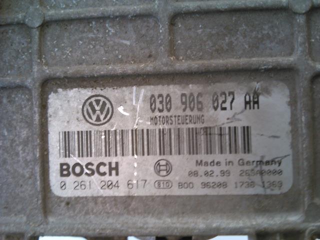 Styreenhet motor til VW Polo 1994-1999 (Type III, Fase 1)  (BOSCH|030906027AA|0261204617|)