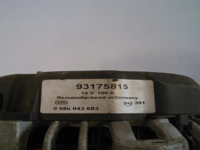 Dynamo til Opel Omega B 2000-2004