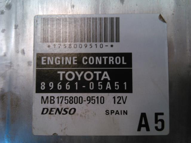 Styreenhet motor til Toyota Avensis 2003-2008 (Type II)  (DENSO|89661-05A51|MB175800-9510|)