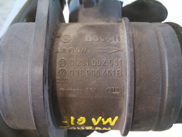 Luftmengde/luftmassemåler til VW Touran 2007-2010 (Type I, Fase 2)  (BOSCH|0 281 002 531|038 906 461 B|)