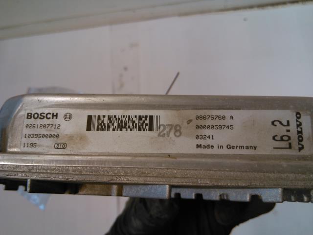 Styreenhet motor til Volvo S60 2000-2004 (Type I, Fase 1)  (BOSCH|0261207712|)
