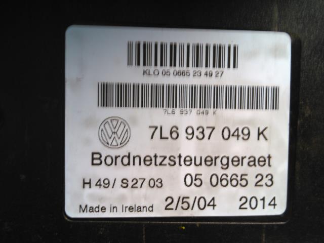 Styreenhet diverse til VW Touareg 2003-2007 (Type I, Fase 1)  (7LG 937 049 K|)