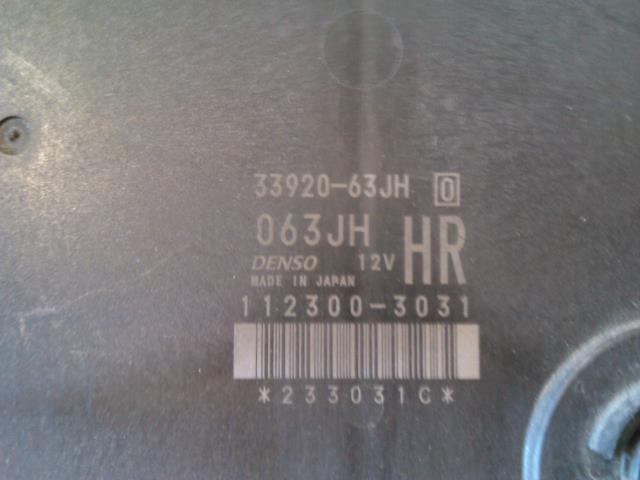 Styreenhet motor til Suzuki Swift 2005-2010  (DENSO|112300-3031|33920-63JH|063JH   HR)