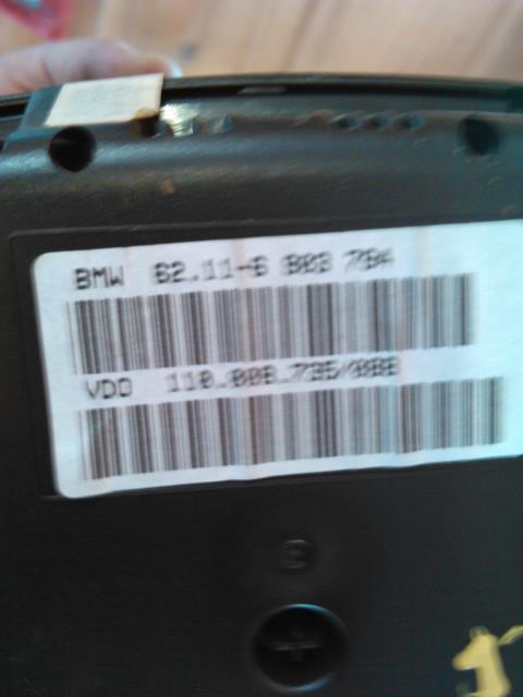 Instrumentpanel til BMW 5-Serie 1996-2003 (E39) (E39) 