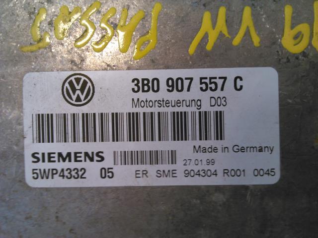 Styreenhet motor til VW Passat 1997-2000 (B5,3B) (B5,3B) (SIEMENS|3BO 907 557 C|)