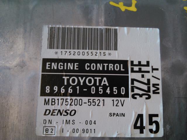 Styreenhet motor til Toyota Avensis 2000-2003 (Type I, Fase 2)  (DENSO|89661-05450|MB175200-5521|3ZZ-FE)