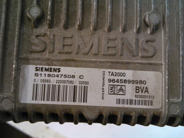 Styreenhet girkasse til Citroën C5 2001-2004 (Type I, Fase 1) (SIEMENS|S118047508 C|)