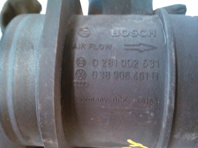 Luftmengde/luftmassemåler til VW Caddy 2004-2010 (Type III, Fase 1)  (BOSCH|038 906 461 B|0 281 002 531|)