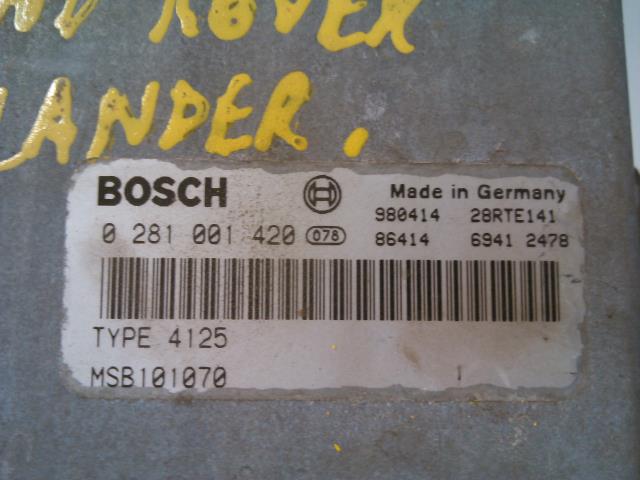 Styreenhet motor til Land Rover Freelander 1998-2006 (Type I) (BOSCH|0 281 001 420|)