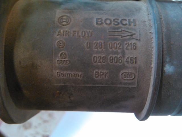 Luftmengde/luftmassemåler til Audi A6 1997-2001 (Type II, Fase 1) (C5) (C5) (BOSCH|0 281 002 216|028 906 461|)