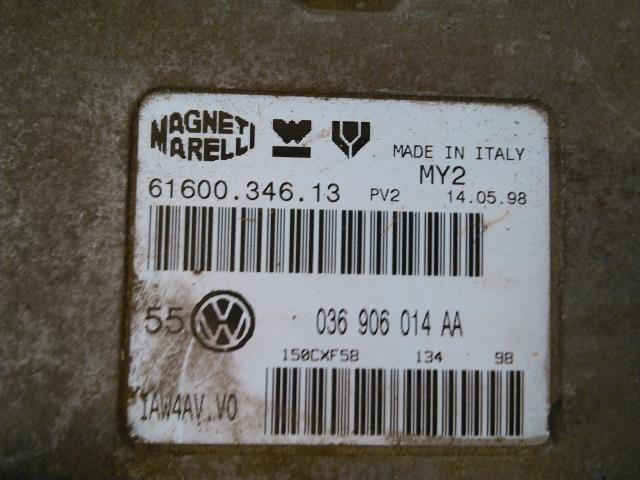 Styreenhet motor til VW Golf IV 1998-2003  (MAGNETI MA|61600.346.13|036 906014 AA|)