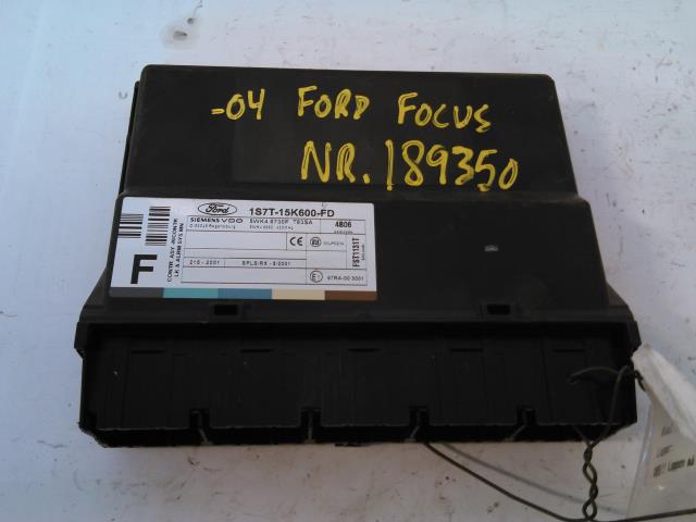 Styreenhet diverse til Ford Focus, 1998-2004 (Type I)  (SIEMENSVDO|1S7T-15K600-FD)