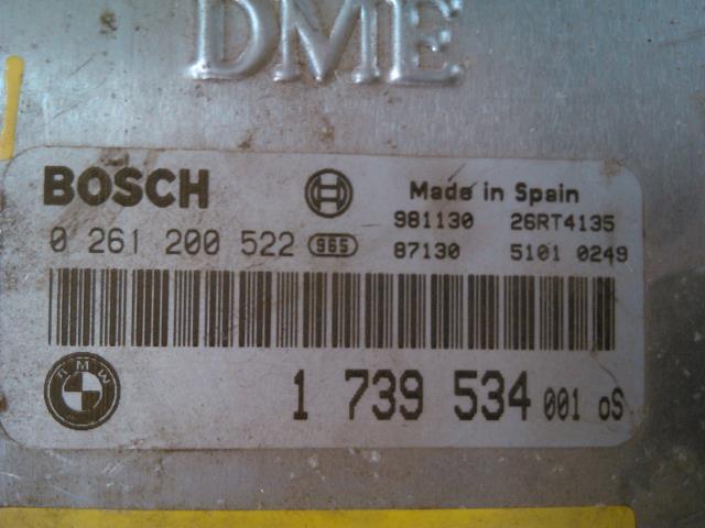 Styreenhet motor til BMW 3-Serie 1991-2000 (E36) (E36) (BOSCH|0 261 200 522|)