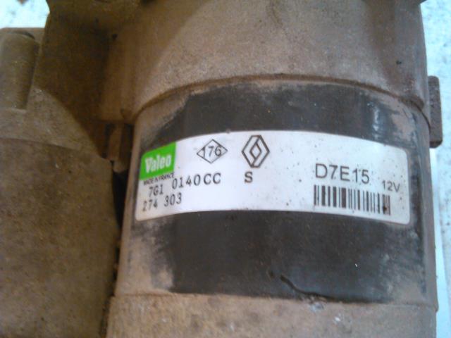Starter til Renault Kangoo 1998-2003 (Type I, Fase 1)  (VALEO|7G1 0140CC|)