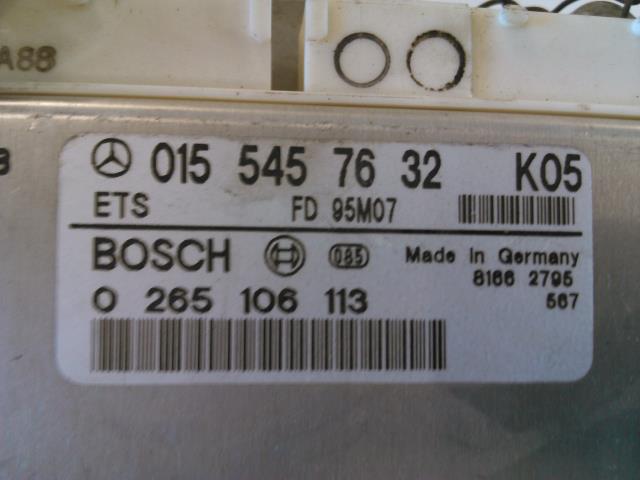 Styreenhet ABS til Mercedes E-Klasse 1995-2000 (Fase 1) (W210) (W210) (BOSCH|015 545 76 32|)