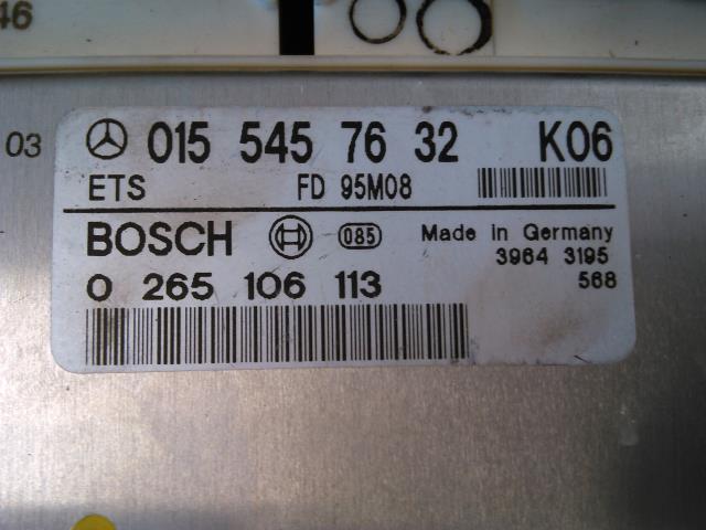 Styreenhet ABS til Mercedes E-Klasse 1995-2000 (Fase 1) (W210) (W210) (BOSCH|0155457632|0265106113|)