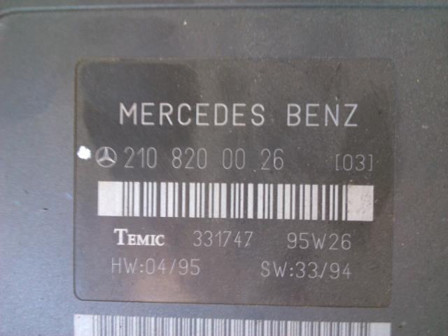 Styreenhet girkasse til Mercedes E-Klasse 1995-2000 (Fase 1) (W210) (W210) (TEMIC|331747 95W26|210 820 00 26   (03)|)
