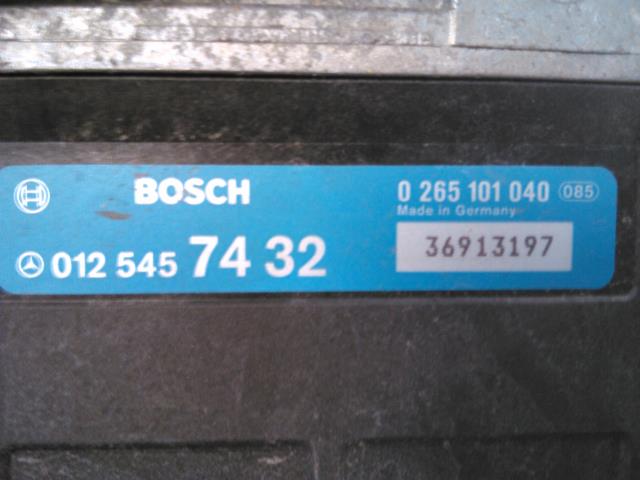 Styreenhet ABS til Mercedes C-Klasse 1993-2000 (W202) (W202) (BOSCH|0 265 101 040|012 545 74 32|)