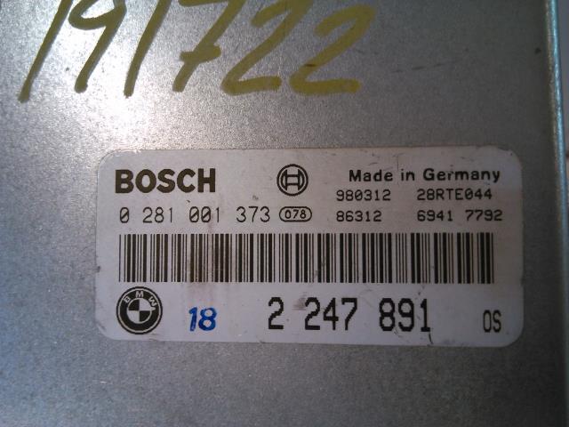 Styreenhet motor til BMW 5-Serie 1996-2003 (E39) (E39) (BOSCH|0 281 001 373|)