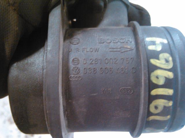 Luftmengde/luftmassemåler til Škoda Octavia 1997-2000 (Type I, Fase 1)  (BOSCH|0 281 002 757|038 906 461 C|)