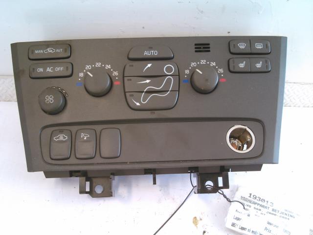 Varmeapparat betjening til Volvo S60, 2000-2004 (Type I, Fase 1)  (8682930)