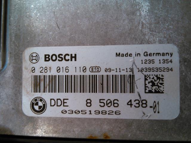 Styreenhet motor til BMW 5-Serie 2003-2010 (E60/E61) (E60/E61) (BOSCH|0 281 016 110|8 506 438|)
