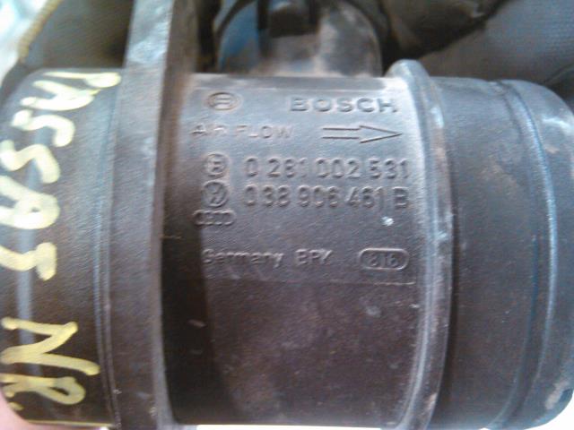 Luftmengde/luftmassemåler til VW Passat 2005-2010 (B6) (B6) (BOSCH|0 281 002 531|038 906 461 B|)