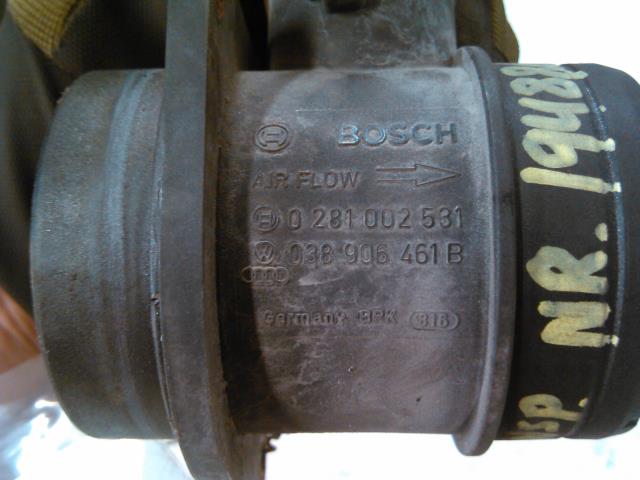 Luftmengde/luftmassemåler til VW Transporter / Caravelle 2003-2009 (Fase 1) (T5) (T5) (BOSCH|0 281 002 531|038 906 461 B|)