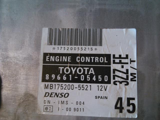 Styreenhet motor til Toyota Avensis 2000-2003 (Type I, Fase 2)  (DENSO|89661-05450|MB175200-5521|)