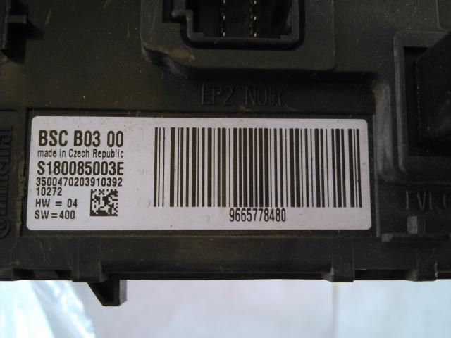 Styreenhet diverse til Peugeot Partner 2008-2015 (Type II, Fase 1)  (C|180085003E|9665778480|)
