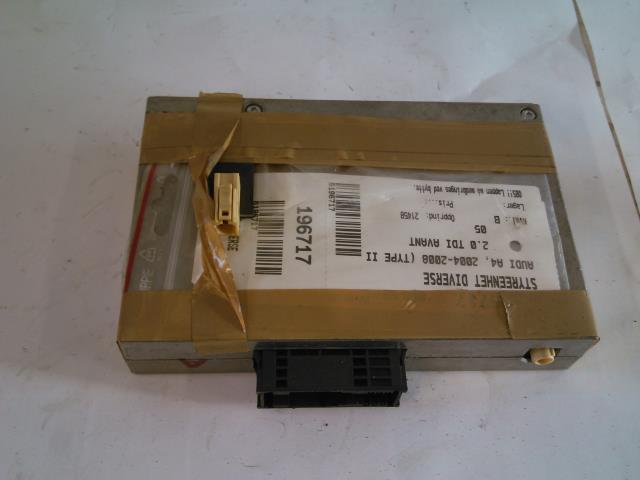 Styreenhet diverse til Audi A4, 2004-2008 (Type III) (B7) (B7) (TEMIC|8P0 862 335 E)